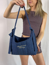 Load image into Gallery viewer, american honey - the denim mini bow bag