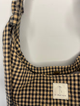 Load image into Gallery viewer, the black and tan gingham mini