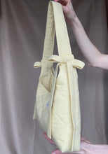 Load image into Gallery viewer, the vintage pale yellow gingham mini