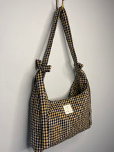 Load image into Gallery viewer, the black and tan gingham mini
