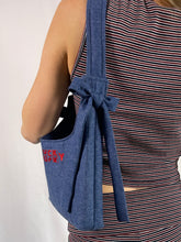 Load image into Gallery viewer, lucky - the denim mini bow bag