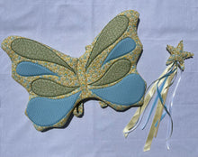 Load image into Gallery viewer, the bluebell butterfly wings & wand