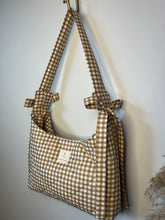 Load image into Gallery viewer, the light brown gingham mini