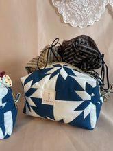 Load image into Gallery viewer, the heirloom makeup bags - navy