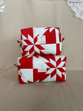 Load image into Gallery viewer, the heirloom makeup bags - red
