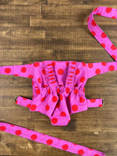 Load image into Gallery viewer, the pink &amp; red dot baby doll carrier
