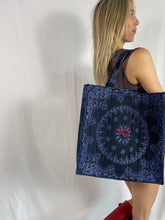 Load image into Gallery viewer, N A V Y - standard embroidered tote bag
