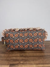 Load image into Gallery viewer, bohemian florals ruffled wipe bag
