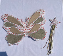 Load image into Gallery viewer, the rosebud fairy wings &amp; wand
