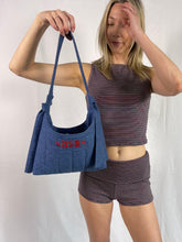 Load image into Gallery viewer, lucky - the denim mini bow bag
