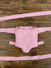 Load image into Gallery viewer, the pink gingham baby doll carrier
