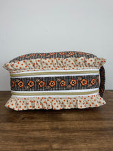 Load image into Gallery viewer, bohemian florals ruffled wipe bag
