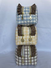 Load image into Gallery viewer, the gingham &amp; dot overnighter
