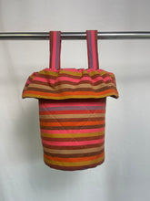 Load image into Gallery viewer, pink sun stripes stroller bag
