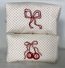 Load image into Gallery viewer, red &amp; cream polka dot - large
