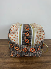Load image into Gallery viewer, bohemian florals ruffled wipe bag
