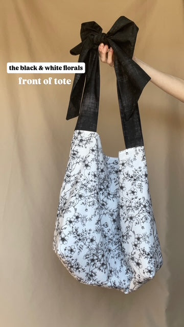the black and white florals