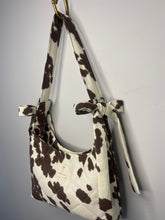 Load image into Gallery viewer, the brown and white cow print
