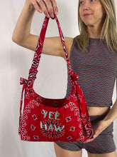 Load image into Gallery viewer, yeehaw - the bandana mini bow bag

