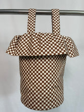 Load image into Gallery viewer, teddy &amp; ivory checkers stroller bag
