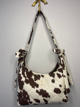 Load image into Gallery viewer, the brown and white cow print
