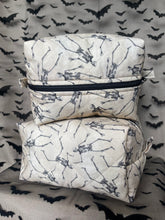Load image into Gallery viewer, dancing skeletons makeup bag
