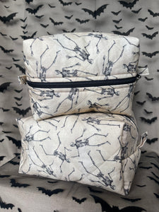 dancing skeletons makeup bag