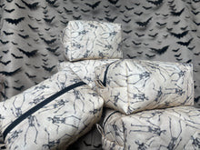 Load image into Gallery viewer, dancing skeletons makeup bag
