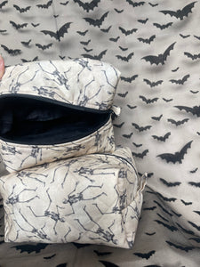 dancing skeletons makeup bag