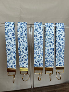 the navy florals keychain