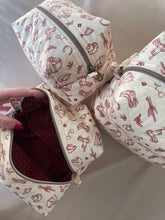 Load image into Gallery viewer, the western quilted makeup bag
