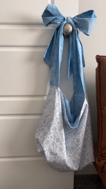 the light blue florals