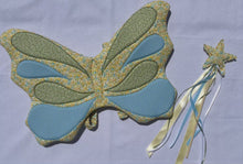 Load and play video in Gallery viewer, the bluebell butterfly wings &amp; wand
