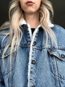 Levi’s Sherpa Sheepskin Truckers Denim Jacket