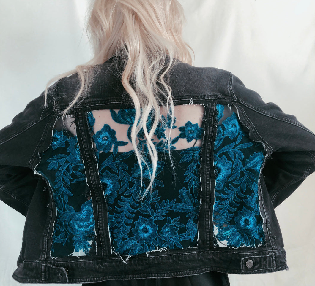 AE Jacket with Teal Florals